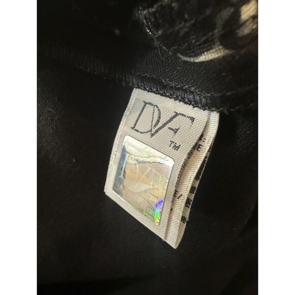 Diane Von Furstenberg Mae Mikado Python Snake Print Pencil Skirt Wool Silk Sz 8 - Picture 9 of 10